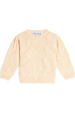 Tartine Et Chocolat Baby embroidered cotton cardigan