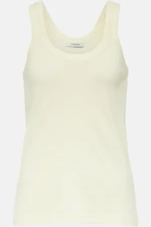 LEMAIRE Ribbed-knit cotton tank top