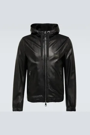 Dolce & Gabbana Logo leather jacket