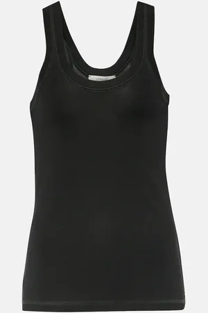 LEMAIRE Ribbed-knit cotton tank top