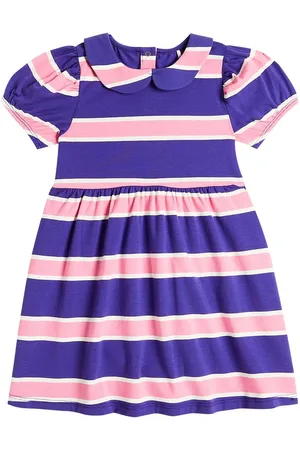 Mini Rodini Striped cotton-blend dress