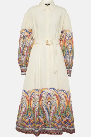 Etro Paisley cotton poplin shirt dress