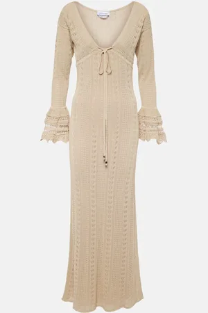 BLUMARINE Crochet maxi dress