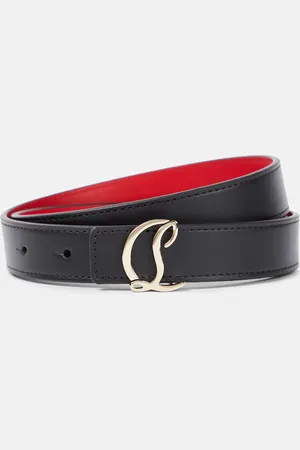 Christian Louboutin CL Logo leather belt