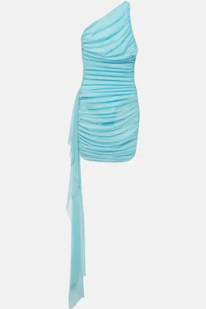 The Sei Drape-detail ruched chiffon minidress