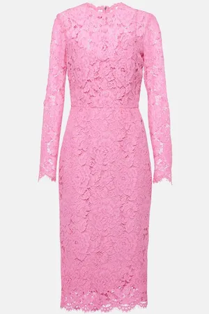 Dolce & Gabbana Floral lace midi dress