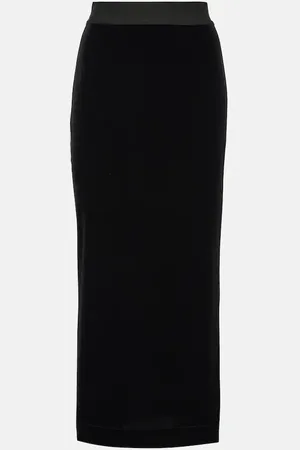 Dolce & Gabbana Velvet pencil skirt