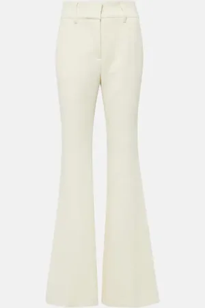 GABRIELA HEARST Rhein high-rise wool flared pants
