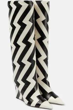 Jimmy Choo Blake 85 leather knee-high boots