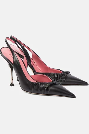 BLUMARINE Carla 105 leather slingback pumps