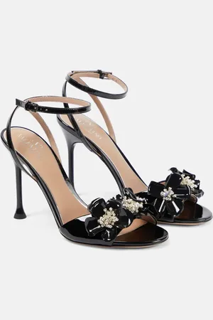 VALENTINO GARAVANI Archive Wild Flower patent leather sandals