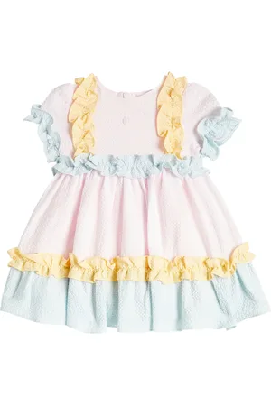 PATACHOU Baby ruffled cotton fustian dress