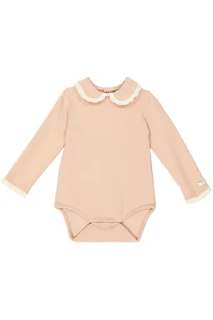 Donsje Baby Diete lace-trimmed cotton bodysuit