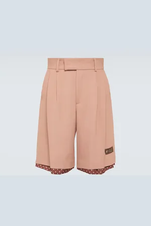 AMIRI Layered polka-dot high-rise shorts