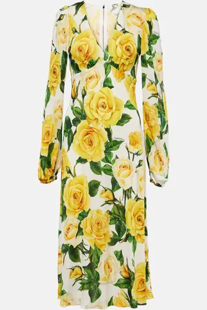 Dolce & Gabbana Floral midi dress