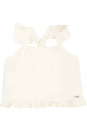 Donsje Blaze ruffled cotton top