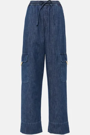 VALENTINO VGold wide-leg cargo jeans