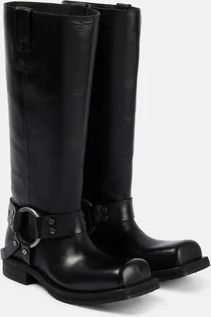 Acne Studios Leather biker boots