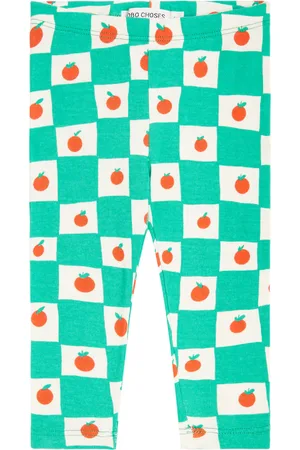Bobo Choses Baby Tomato cotton-blend jersey leggings