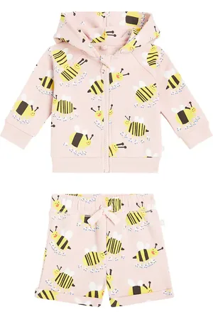 Stella McCartney Baby printed cotton sweatshirt and shorts set