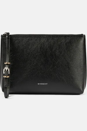 Givenchy Voyou debossed leather pouch