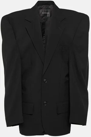 Balenciaga Cut Away oversized wool blazer