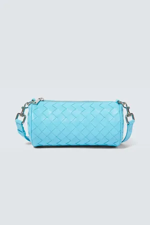 Bottega Veneta Barrel Intrecciato leather crossbody bag