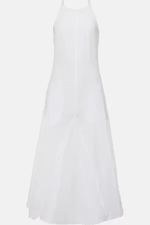 Sportmax Cactus cotton poplin midi dress