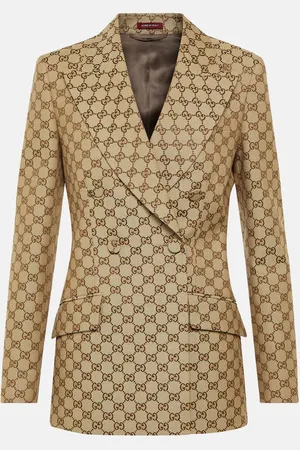 Gucci GG Canvas double-breasted blazer