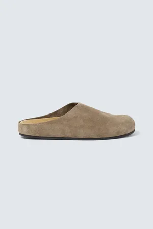 The Row Hugo suede clogs