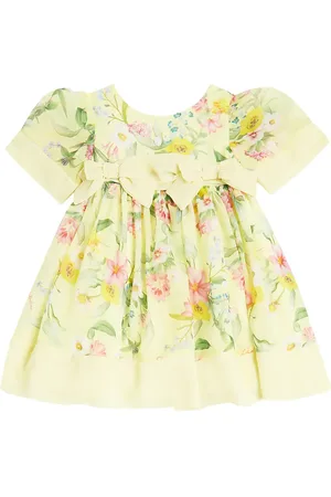 PATACHOU Baby bow-detail floral dress