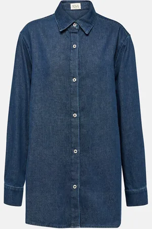 TOVE Navie denim shirt