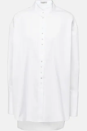 The Row Oversized cotton poplin shirt