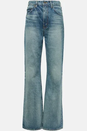 NILI LOTAN Mitchell low-rise wide-leg jeans