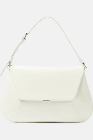 Amina Muaddi Ami leather shoulder bag