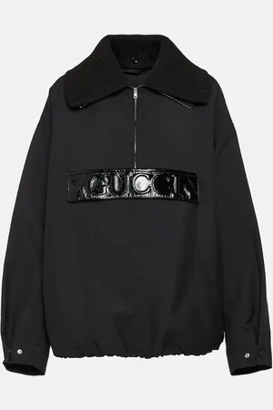 Gucci Techno gabardine half-zip jacket