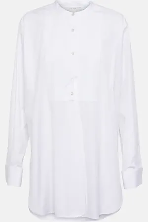 The Row Amalia oversized cotton poplin shirt