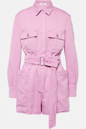 Max Mara Visiera cotton drill playsuit