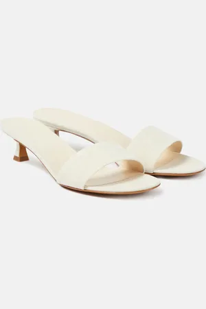 The Row Combo Kitten satin sandals