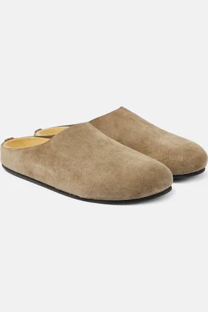 The Row Hugo suede mules