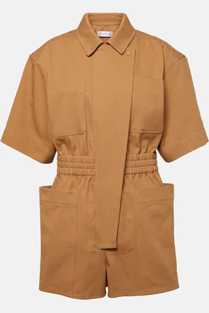 Max Mara Angora cotton drill playsuit