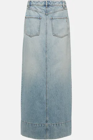 Sportmax Piave denim maxi skirt