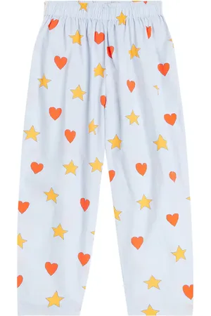 Tiny Cottons Hearts and Stars cotton poplin pants