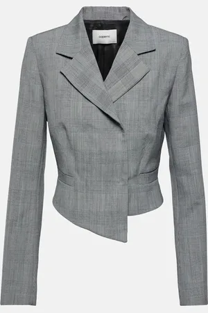 COPERNI Prince of Wales virgin wool blazer