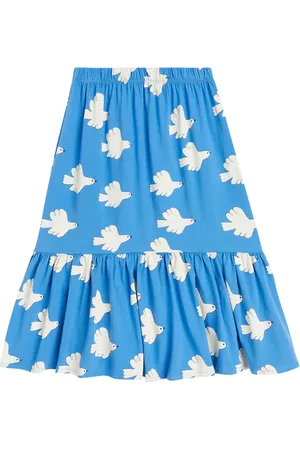 Tiny Cottons Doves cotton-blend skirt