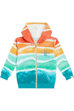 Scotch&Soda Printed cotton jersey hoodie