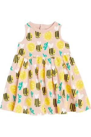 Stella McCartney Baby Bees and Sunflowers cotton dress