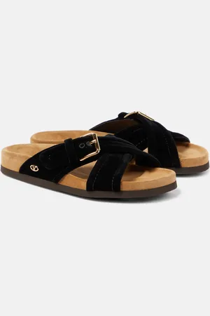 VALENTINO GARAVANI Fussfriend velvet sandals