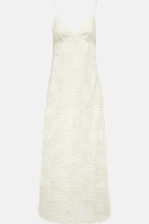 SIR Crochet cotton maxi dress