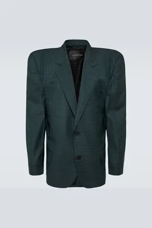 Balenciaga Boxy checked wool blazer